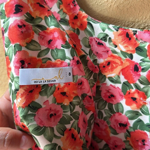 Au la la Design Emmy Midi Dress. Size 8 - Picture 12 of 12